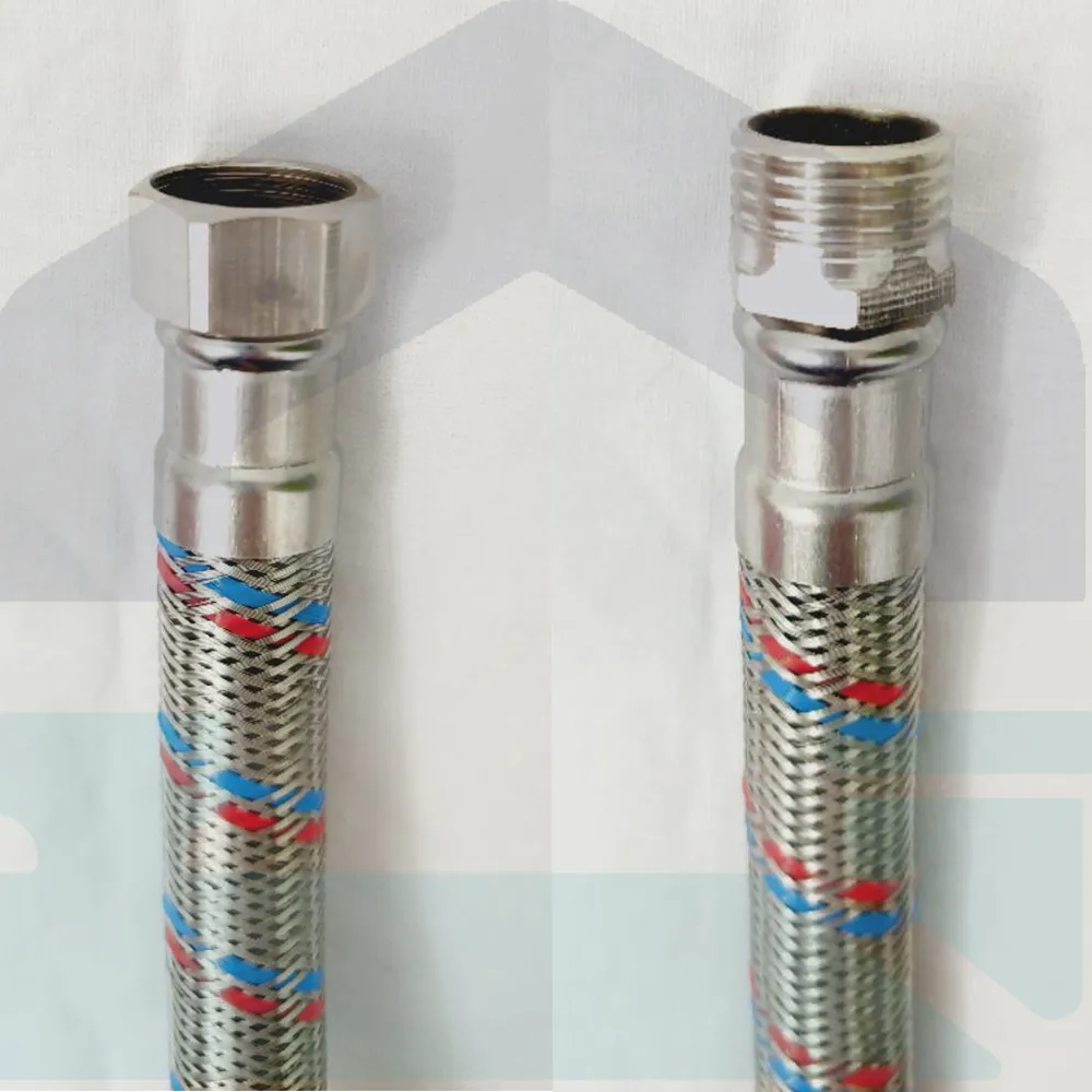 شیلنگ پکیج رابط ۱/۲ روکش آلومینیوم سایز ۳۰ سانتی‌متر